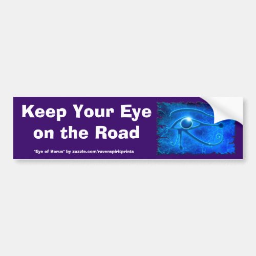 WADJET EYE OF HORUS Fantasy Bumper Sticker