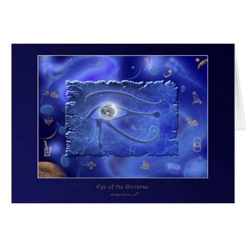 WADJET EYE OF HORUS Fantasy Card Design