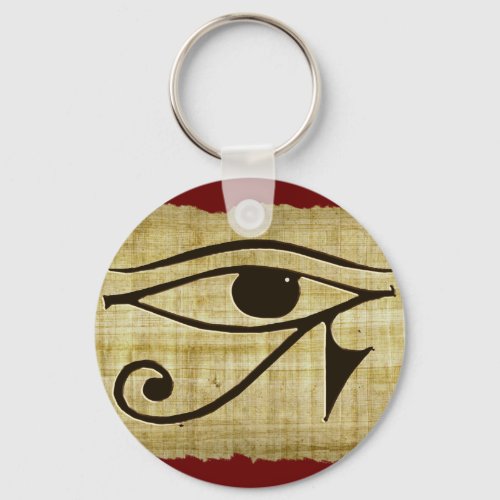 WADJET EYE OF HORUS on Papyrus Gift Series Keychain