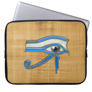 WADJET EYE OF HORUS on Papyrus Laptop Sleeve