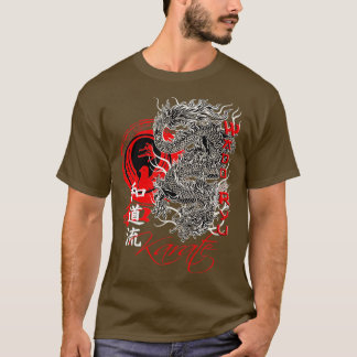 Wado Ryu Karate Dragon Kime Oss T-Shirt