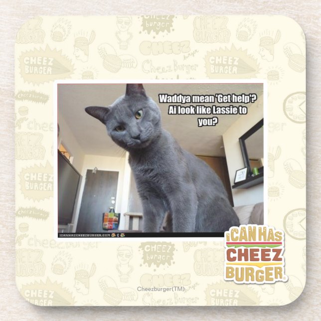Wadya mean 'Get help'? Drink Coaster (Front)
