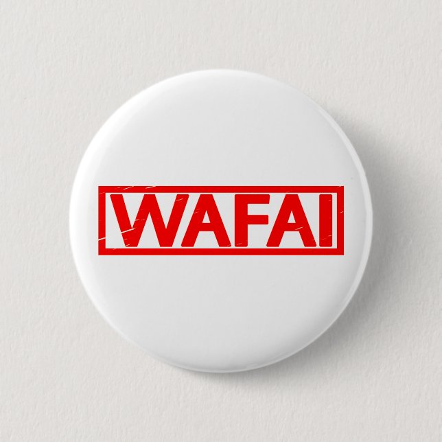 Wafai Stamp Button (Front)