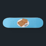 Waffle cartoon illustration  skateboard<br><div class="desc">Waffle cartoon illustration</div>