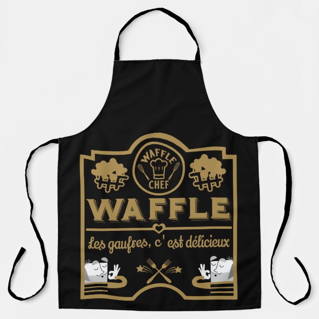 Waffle Chef Apron (Front)