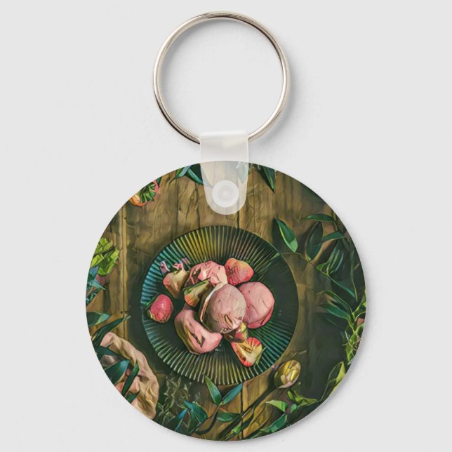 Waffle cone keychain (Front)