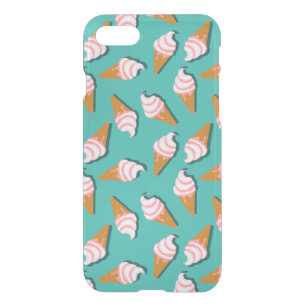 Waffle cones ice cream and frozen yogurt pattern iPhone SE/8/7 case