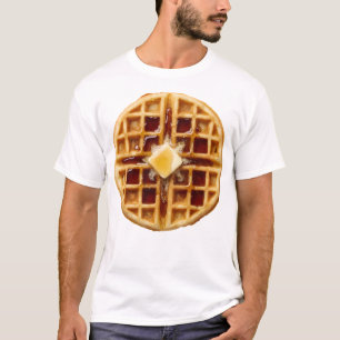 Waffle Costume Breakfast Halloween Simple Waffle T-Shirt