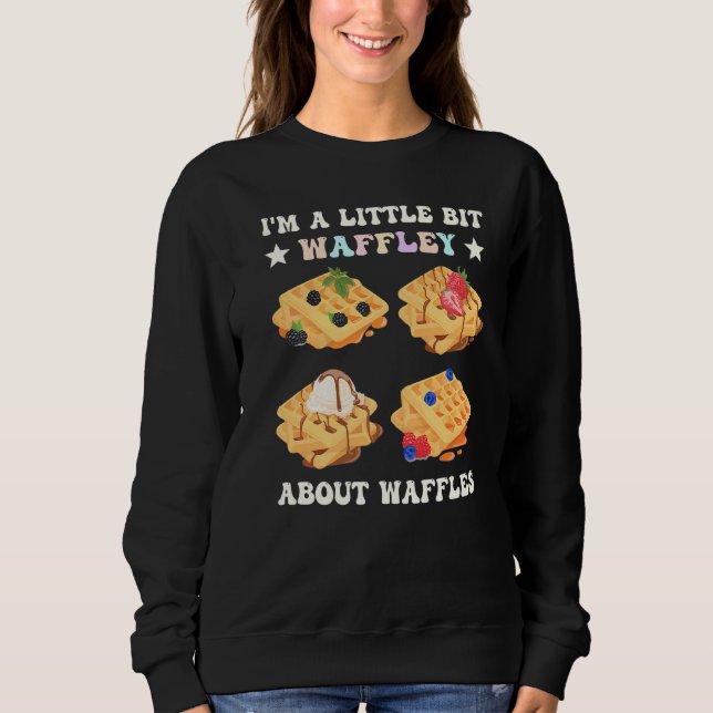 Waffle Costume Breakfast Waffle Master Waffle Make Sweatshirt (Front)