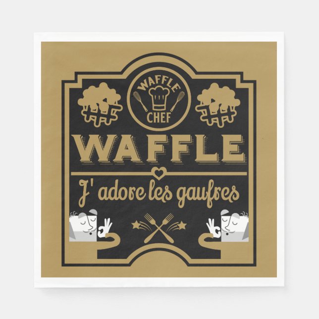 Waffle Day Napkins (Front)