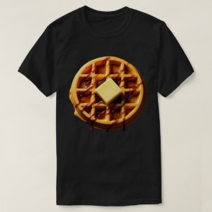 Waffle Funny Lazy Easy Halloween Costume T-Shirt