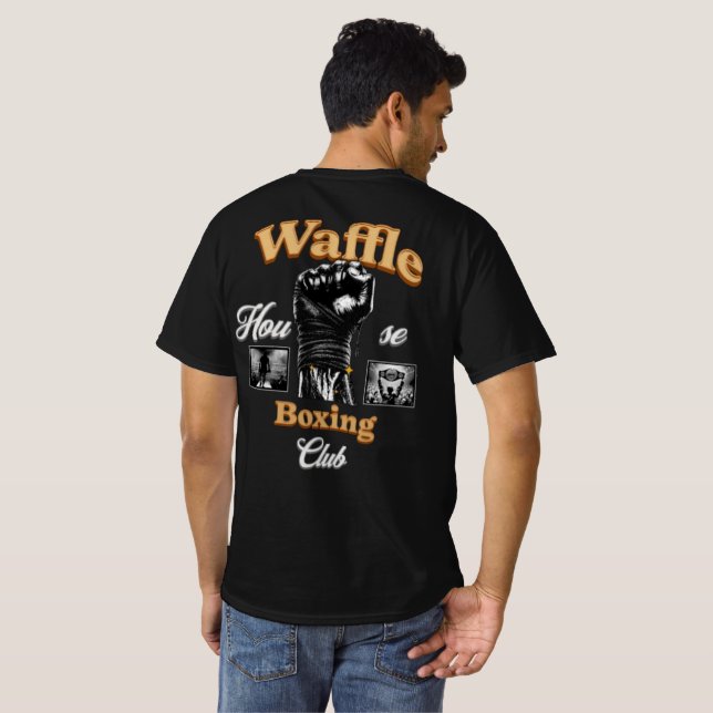 Waffle House Boxing Club  T-Shirt (Back Full)