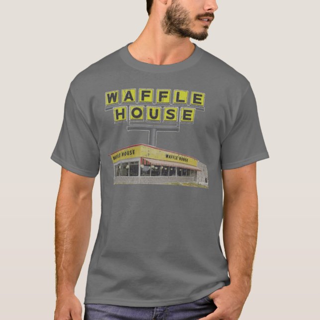 Waffle House Vintage Retro funny T-Shirt (Front)
