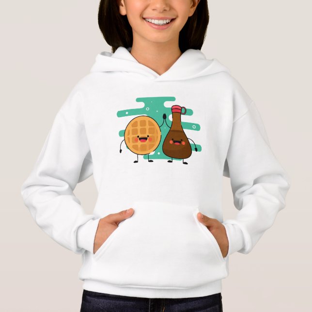 Waffle Syrup Best Friend Hoodie (Front)