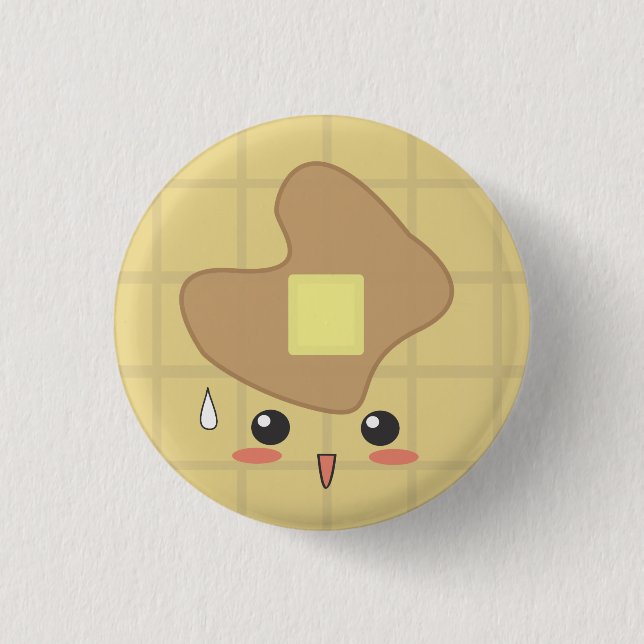 Waffle - Waffle Pinback Button (Front)