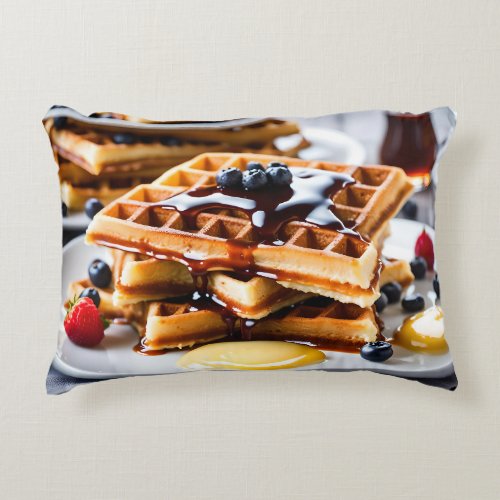 Waffles Accent Pillow