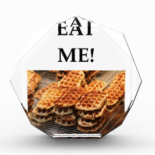 waffles acrylic award