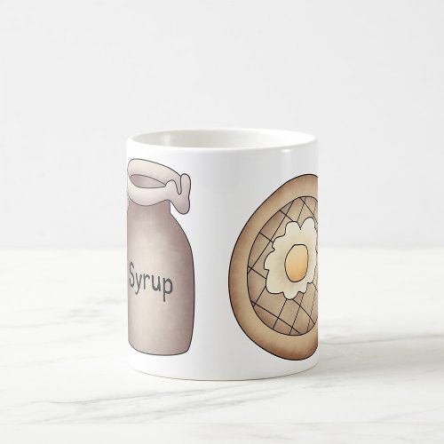 Waffles And maple Syrup Food Coffee Mug