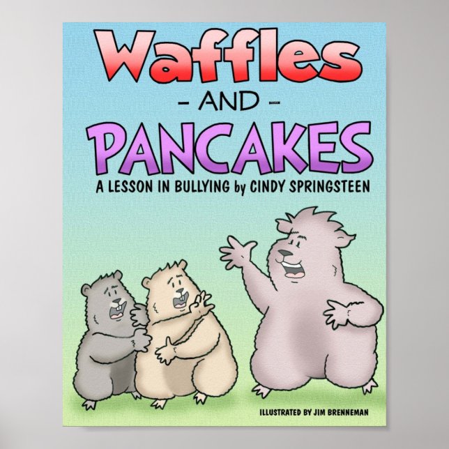 Waffles and Pancakes Poster (Front)