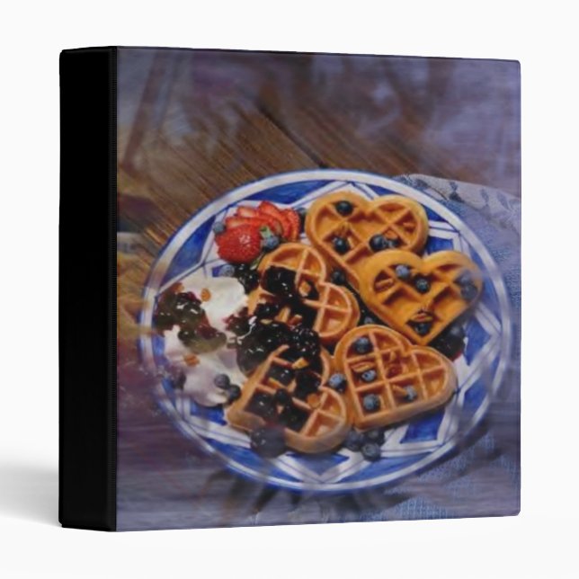 Waffles Avery Binder (Front/Spine)