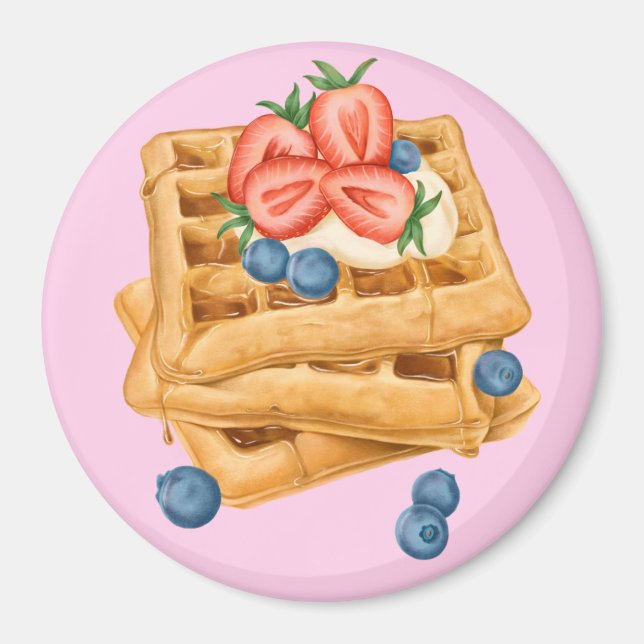 Waffles Magnet (Front)