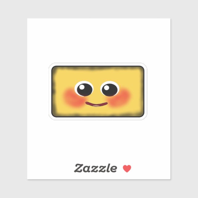 Waffles + Mochi-Magicart Screen- Vinyl Sticker (Sheet)