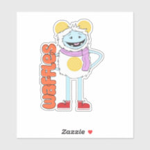 Waffles&Mochi-Waffles Vinyl Sticker