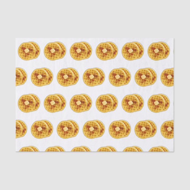 Waffles  tissue paper (Front)