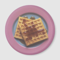 Waffles With Syrup Magnet