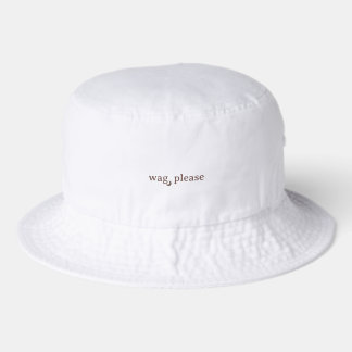wag please dog lover's everyday bucket hat