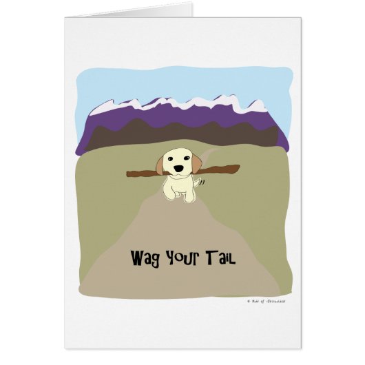 Wag Your Tail Dog - Paw of Attraction Cards (Front)