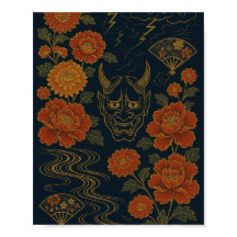 wagara "Storm of the Oni: Traditional Japanese Art
