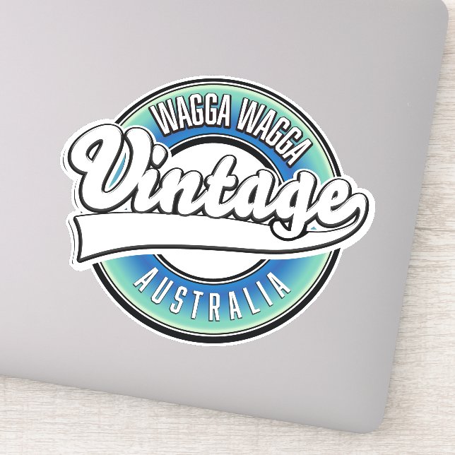 Wagga Wagga australia. Sticker (Detail)