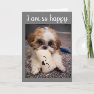 WAGGING MY TAIL / WISH YOU **HAPPY EASTER** HOLIDAY CARD