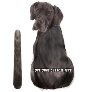 Wagging Wiper Great Dane Dog Car Decal Sticker