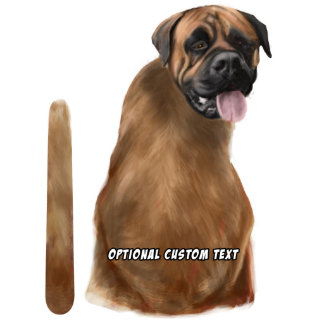 Wagging Wiper Mastiff Dog Car Decal Sticker