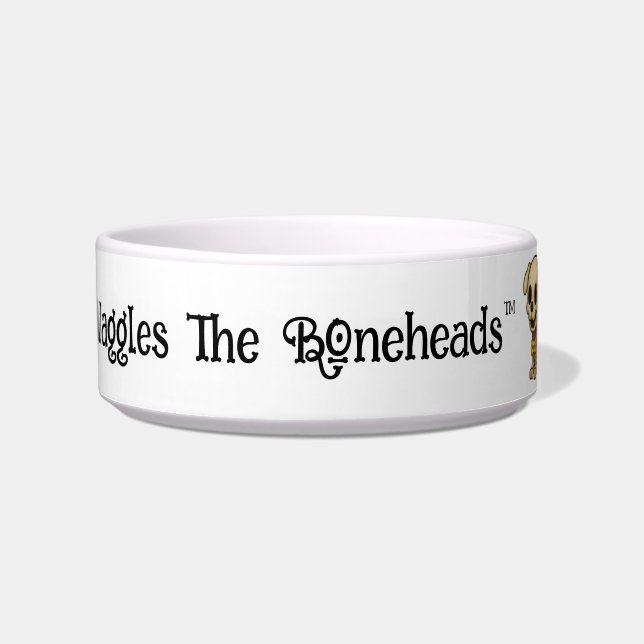 Waggles "The Boneheads"  Bowl (Front)