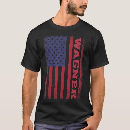 WAGNER American Flag T_Shirt