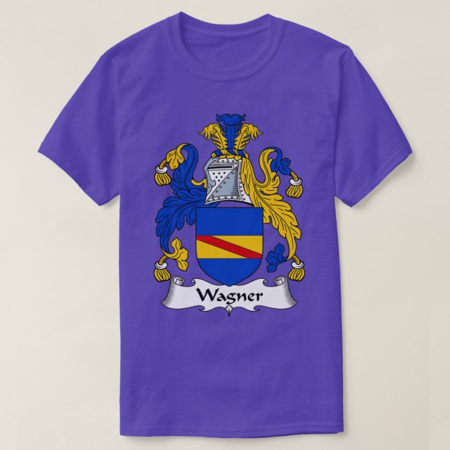 Wagner Coat of Arms Family Crest  T-Shirt (Design Front)