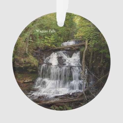 Wagner Falls acrylic ornament