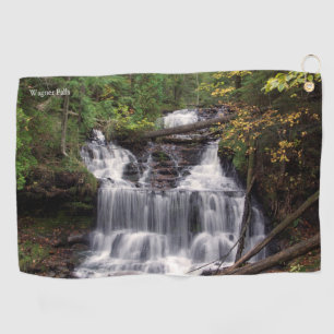 Wagner Falls golf towel