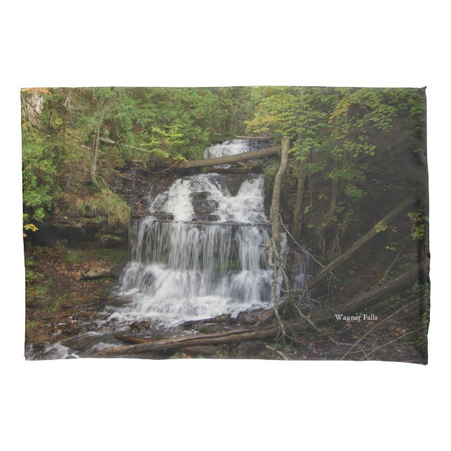 Wagner Falls pillow case (Front)