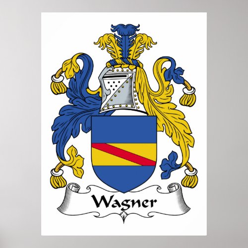 Wagner Family Crest Poster