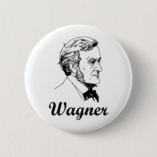 Wagner Pinback Button (Front)