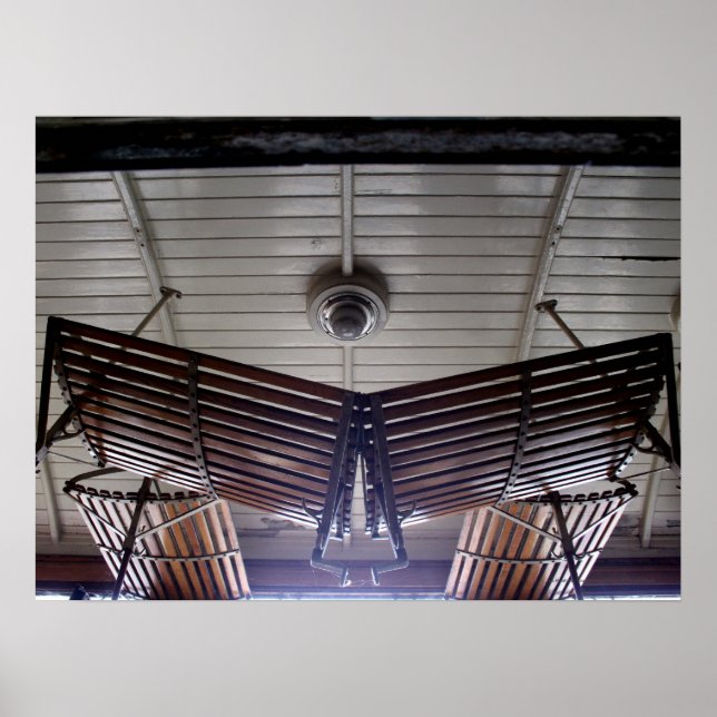 Wagon Ceiling with Luggage Rack Le Mastrou Poster (Front)