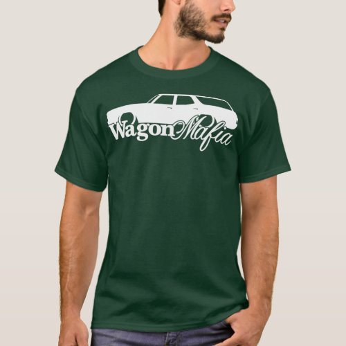 WAGON MAFIA for Lowered classic station wagon T_Shirt