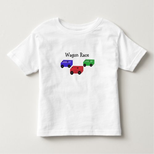 Wagon Race Toddler T_shirt