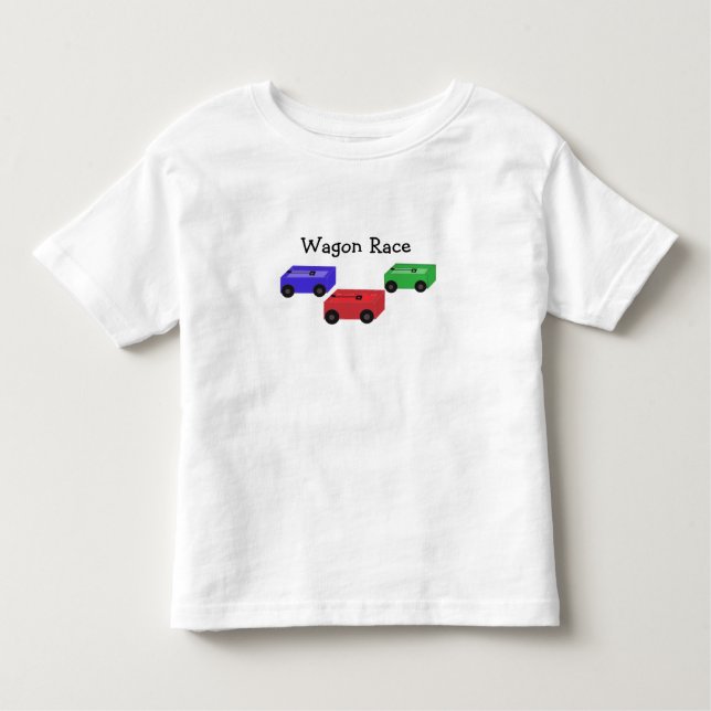 Wagon Race Toddler T-shirt (Front)