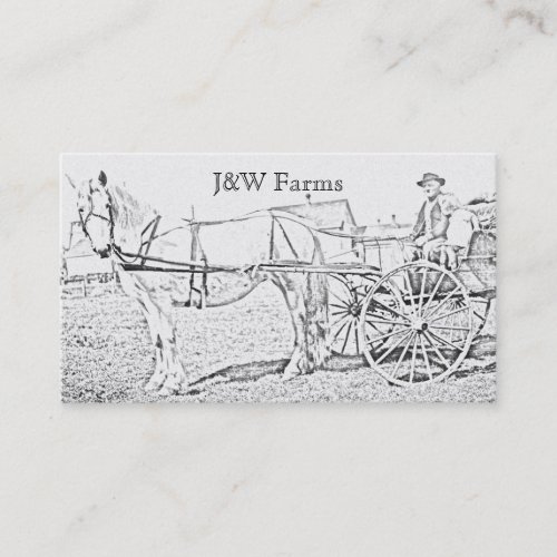 Wagon Ride Business Card Templates