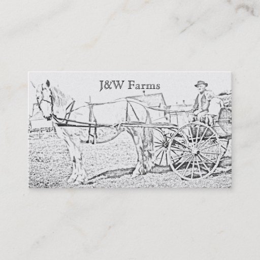 Customizable Wagon Ride Business Card Templates